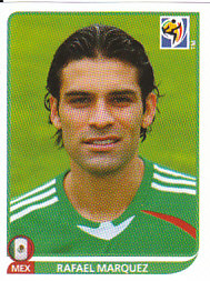 Rafael Marquez Mexico samolepka Panini World Cup 2010 #56